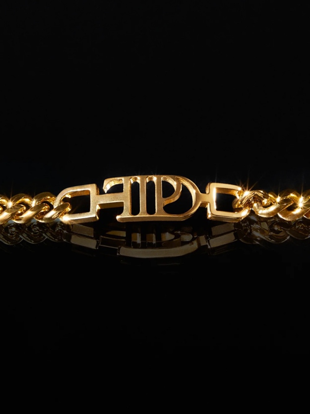 Taylor Swift Gold Tone TTPD Chain Bracelet with Signature Link